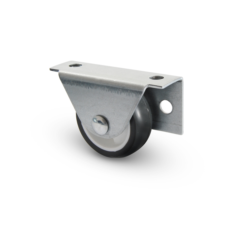 SIDE FIXING CASTOR CVL D.38/H.41/20kg THERMOPLASTIC RUBBER